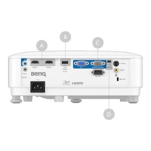 BENQ MX560 1024x768 4.000 A.Lümen XGA 2xHDMI VGA USB-A 20.000:1 HD DLP PROJEKSİYON